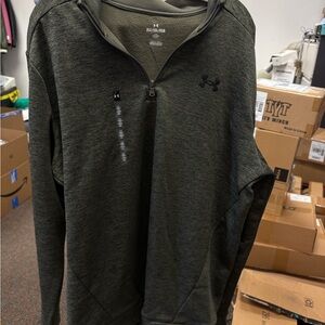 Under Armour Olive Quarter-Zip Pullover